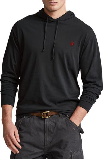 Ralph lauren hooded long sleeve t shirt best sale