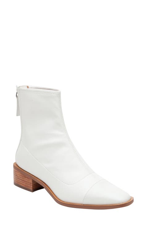 Women s White Booties Ankle Boots Nordstrom Rack