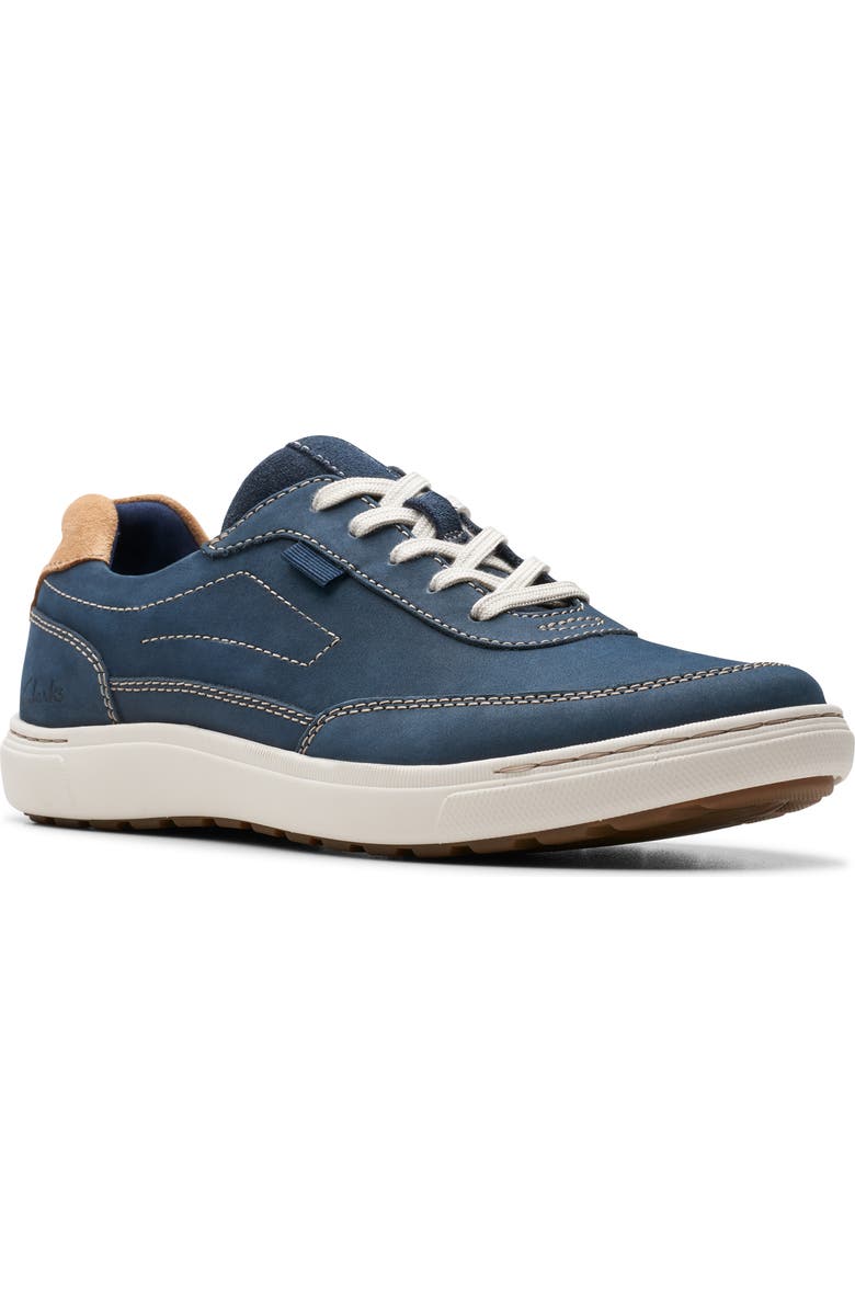 Clarks<sup>®</sup> Mapstone Trail Sneaker, Main, color, Navy Nubuck