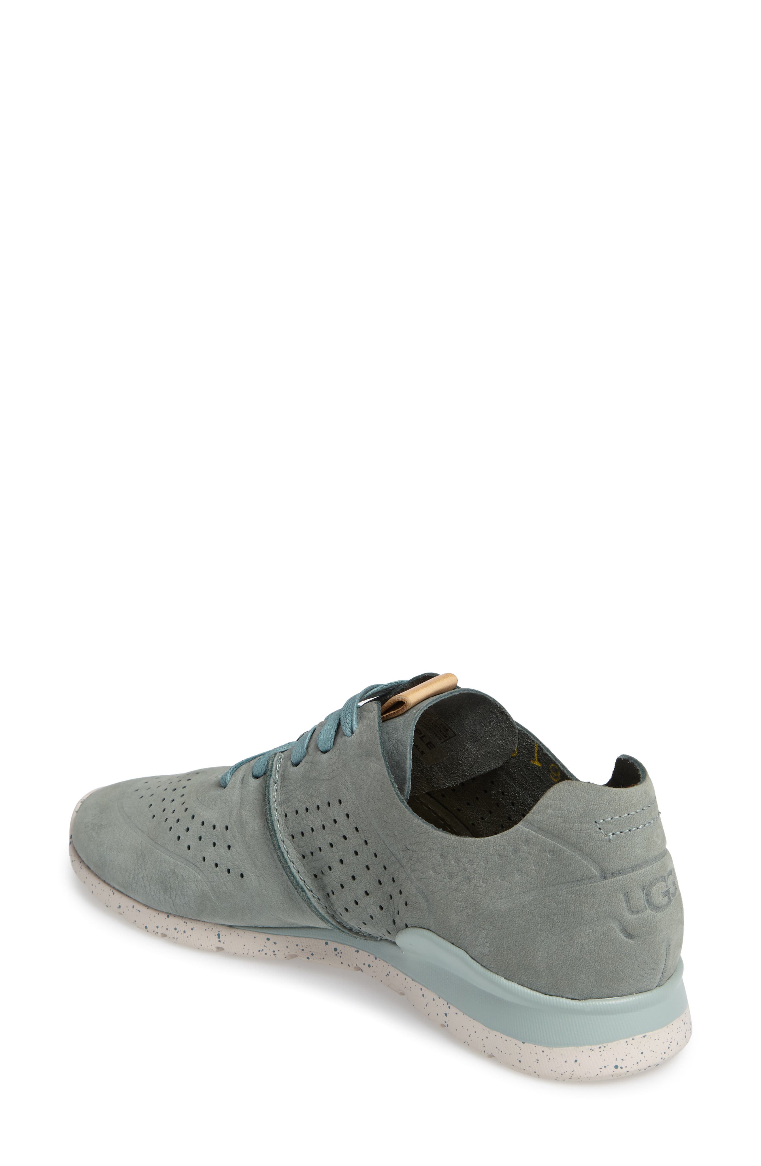UGG Tye Sneaker, Alternate, color, ALOE VERA NUBUCK LEATHER