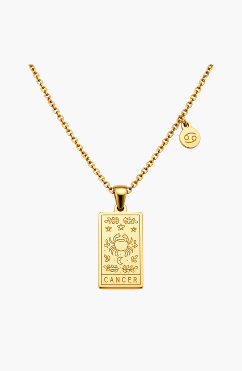 Zodiac Constellation Pendant Necklace