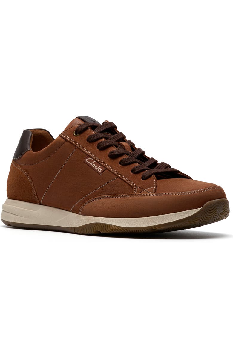 Clarks<sup>®</sup> Townview Sneaker, Main, color, Tan Leather