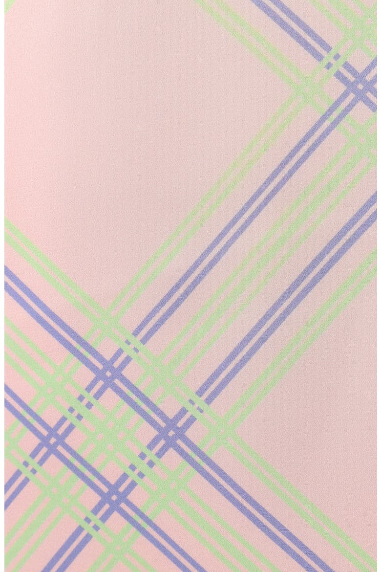 Clarissa Windowpane Check Skirt, Alternate, color, PINK CHECK