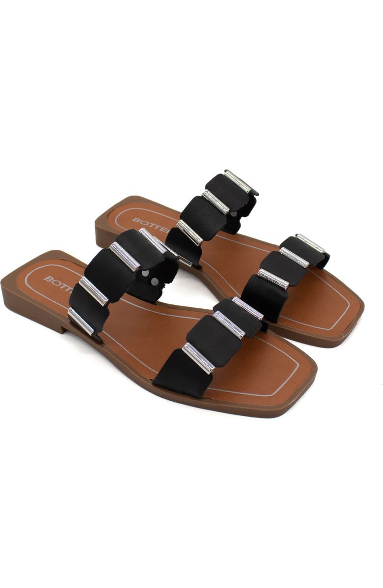 Bottero Hardware Strap Sandal, Main, color, Preto