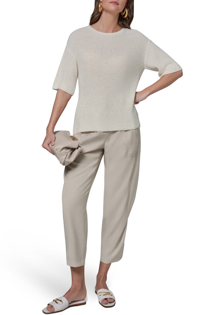 Donna Karan New York Sequin Sweater, Alternate, color, 