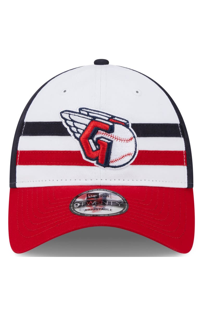 New Era Men's New Era  White Cleveland Guardians 2024 Batting Practice 9TWENTY Adjustable Hat, Alternate, color, 