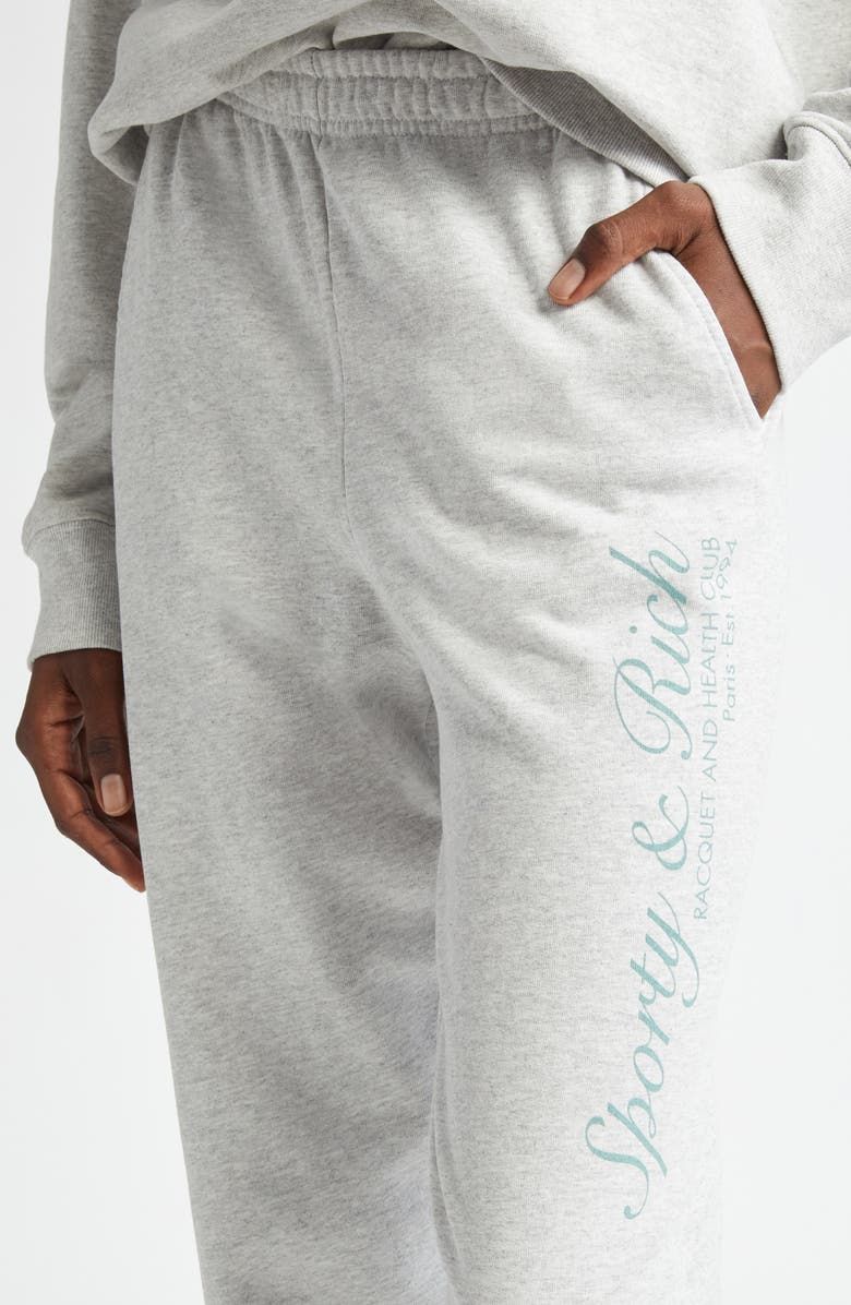 Sporty & Rich French Cotton Blend Sweatpants, Alternate, color, 