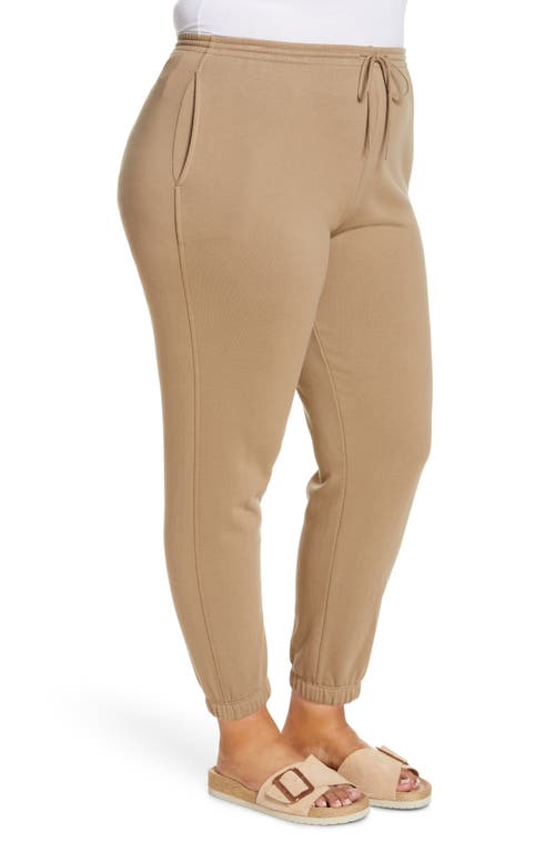 Vince Slim Fit Cotton Joggers In Gold