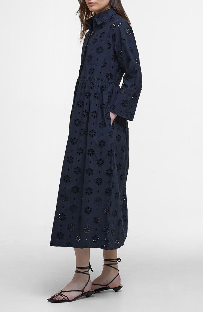 Barbour Melissa Long Sleeve Shirtdress, Alternate, color, 