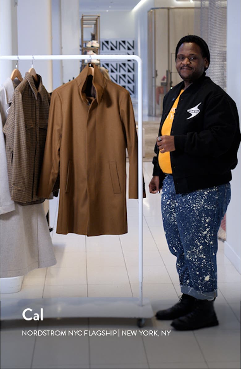 Aleric Recycled Wool Blend Overcoat, sales video thumbnail