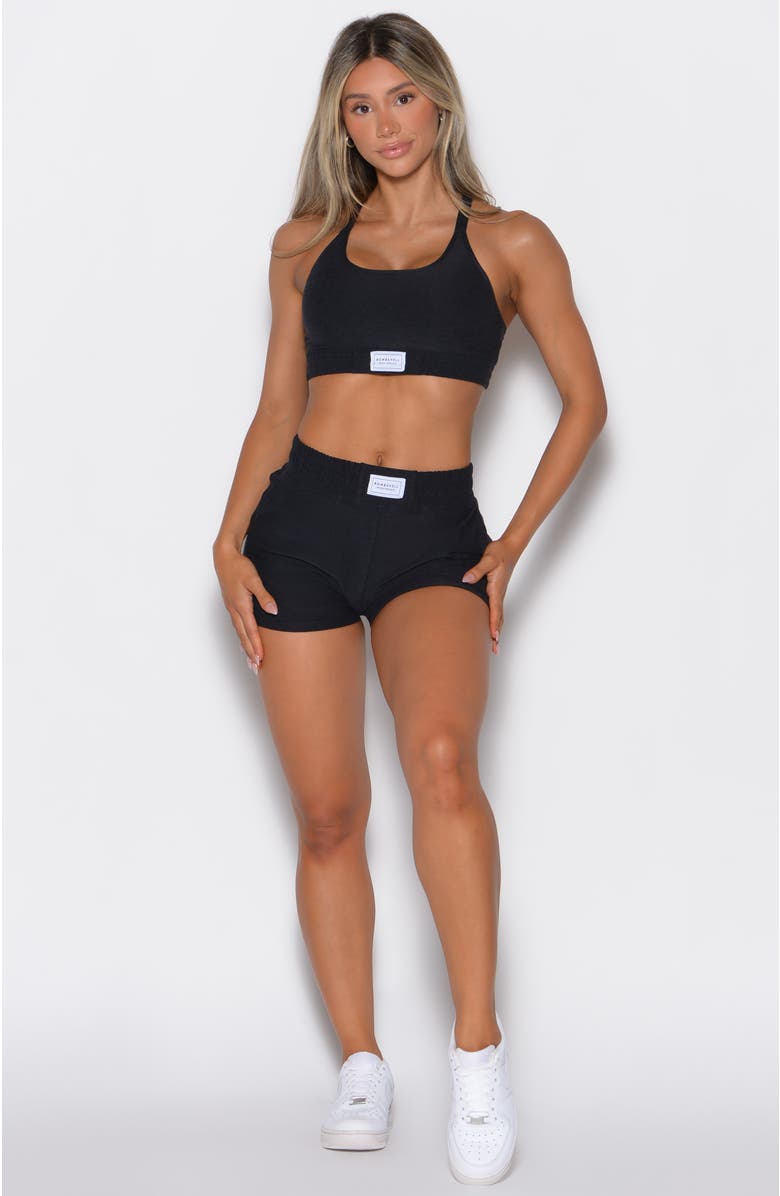 Bombshell Sportswear Cloud Lounge Bra, Alternate, color, Raven