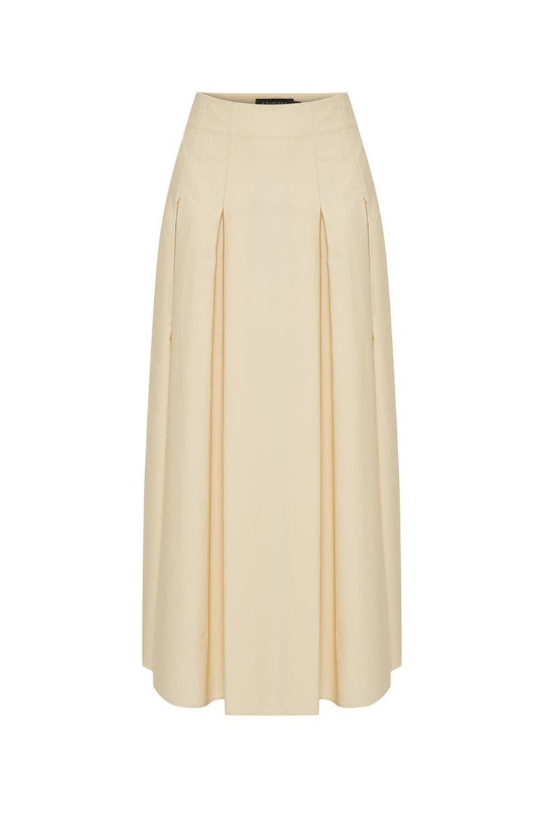 Hadley Midi Skirt, Alternate, color, YELLOW