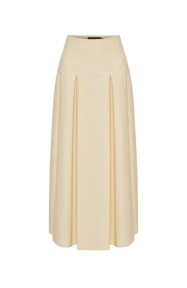 Exquise Hadley Midi Skirt, Alternate, color, Yellow