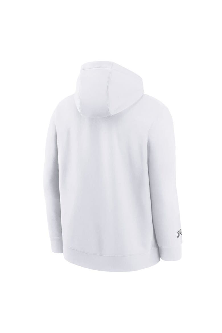 Youth Nike White Buffalo Bills 2025 Rivalries Collection Club Hoodie, Alternate, color, White