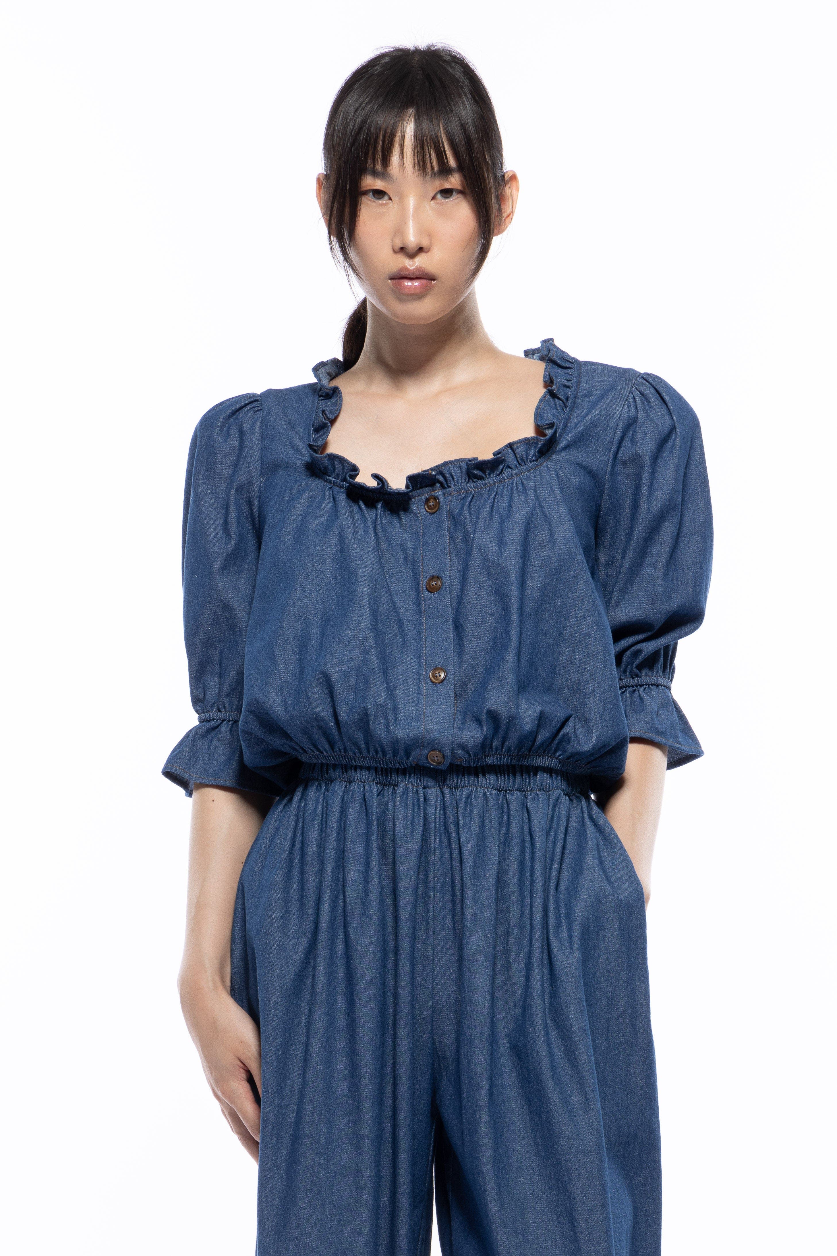 Toit Volant Alex Top in Indigo 