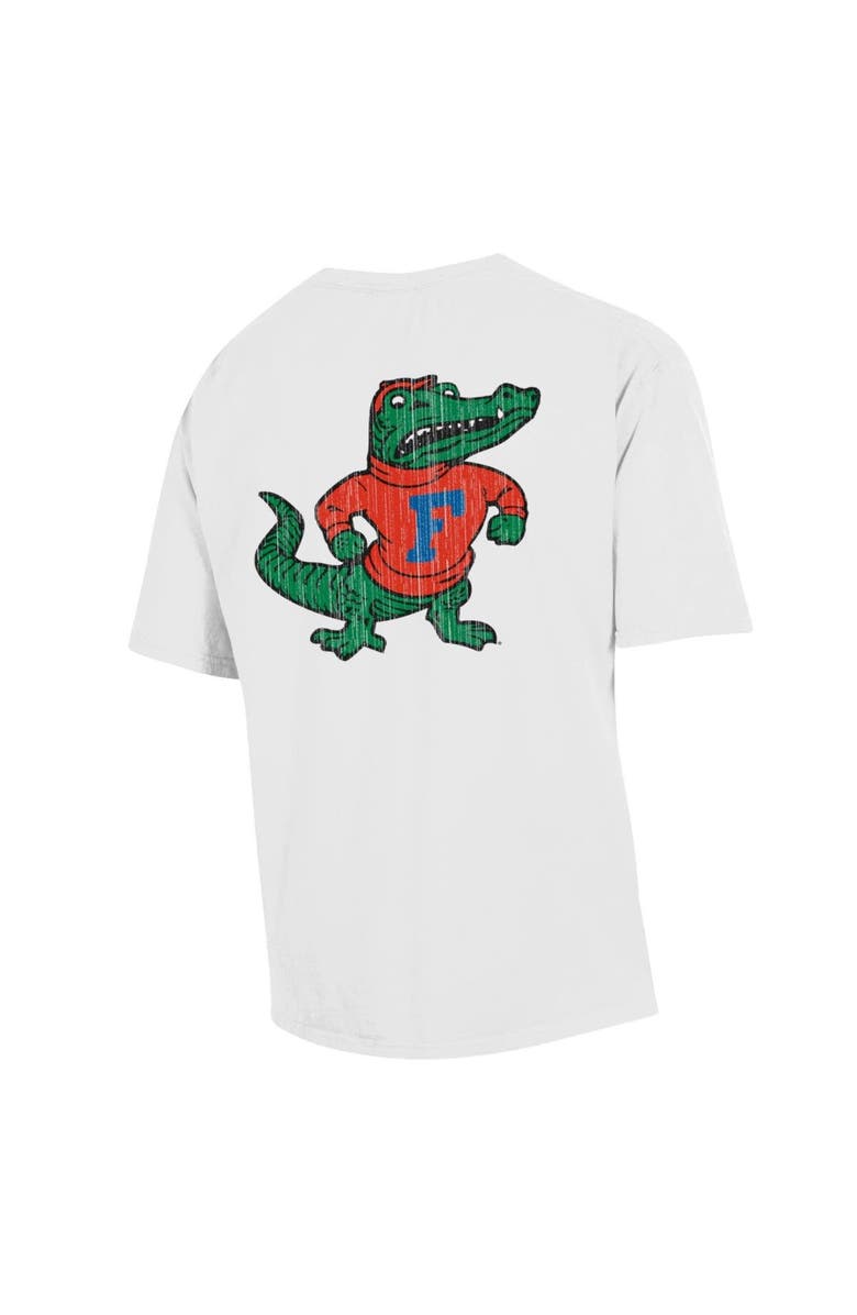 Comfort Wash Men's Comfort Wash White Florida Gators Vintage Logo T-Shirt, Alternate, color,