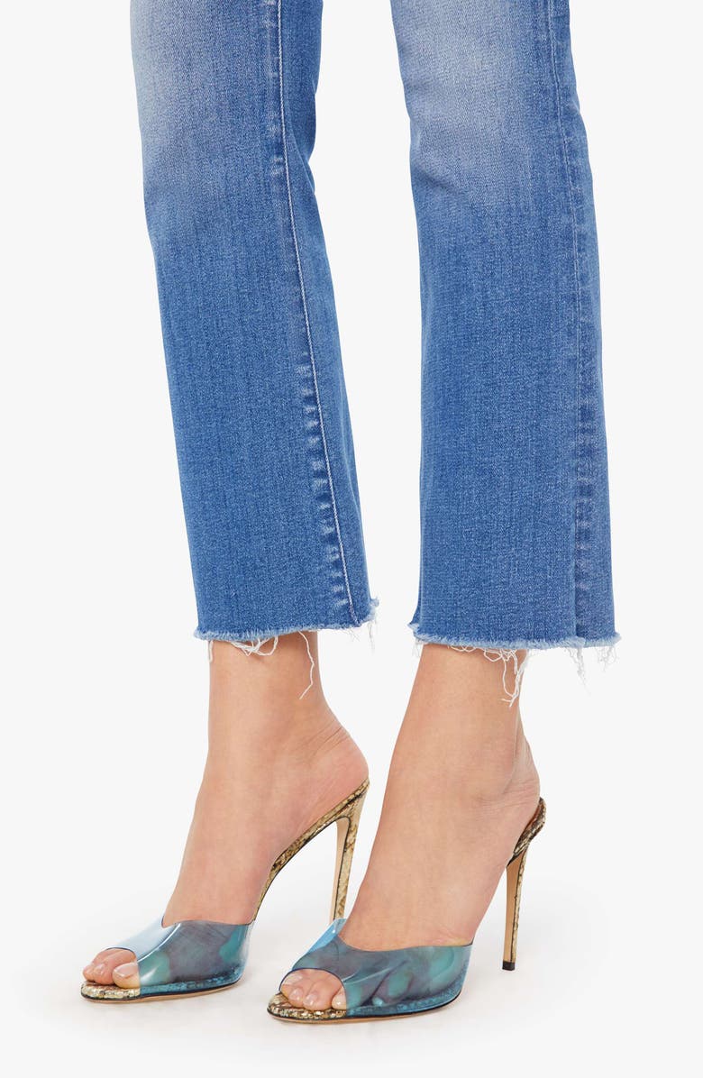 The Hustler Fray Ankle Slim Bootcut Jeans