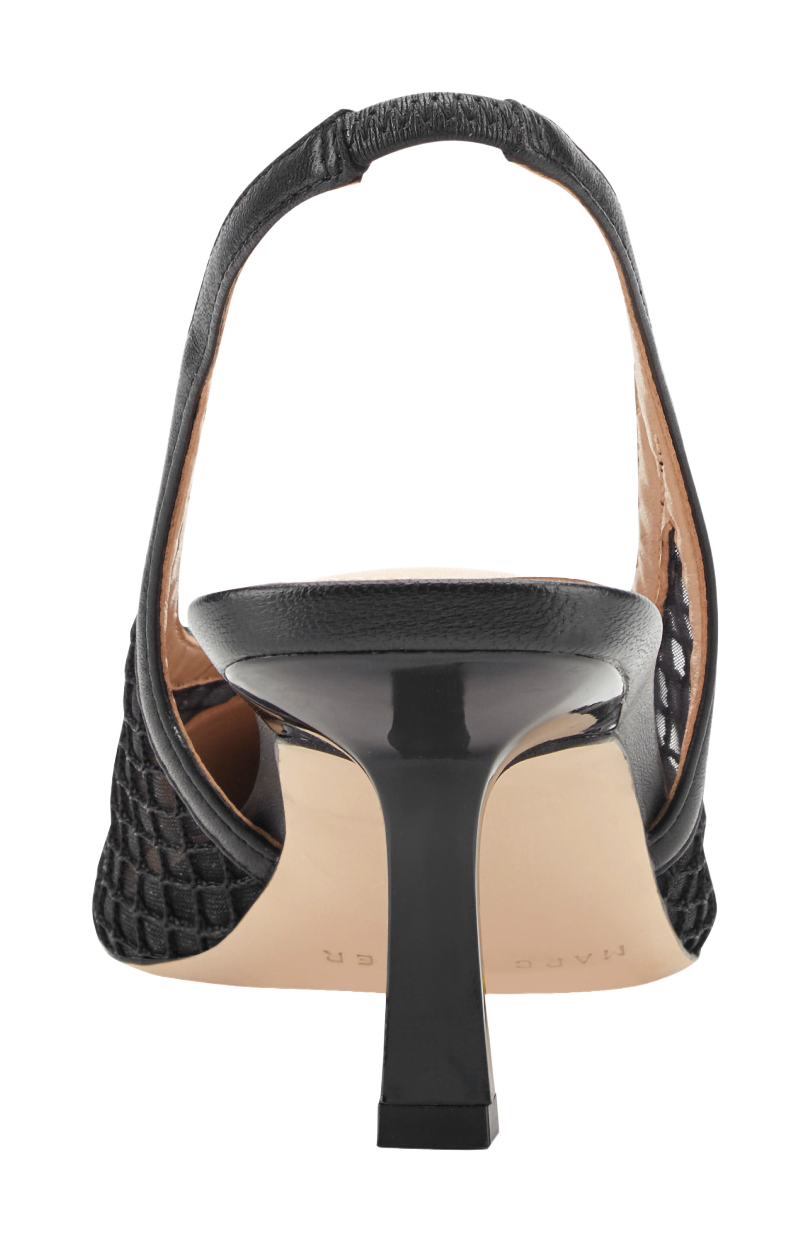 Marc Fisher LTD Gipsi Pointed Toe Slingback Pump, Alternate, color, Black