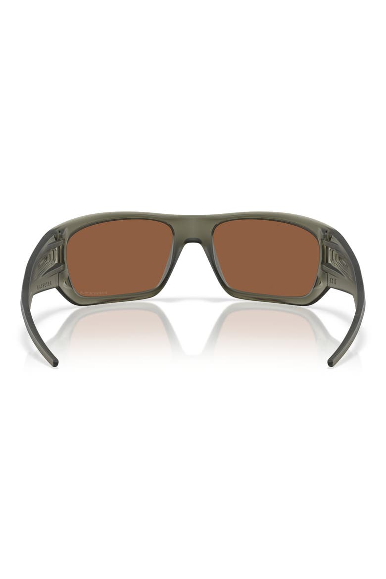 60mm Prizm™ Rectangular Sunglasses, Alternate, color, MATTE OLIVE INK