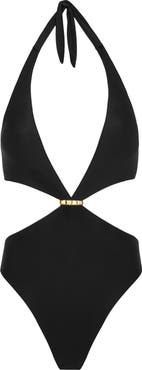 ViX Paula Hermanny Bessie Cutout One-Piece Swimsuit