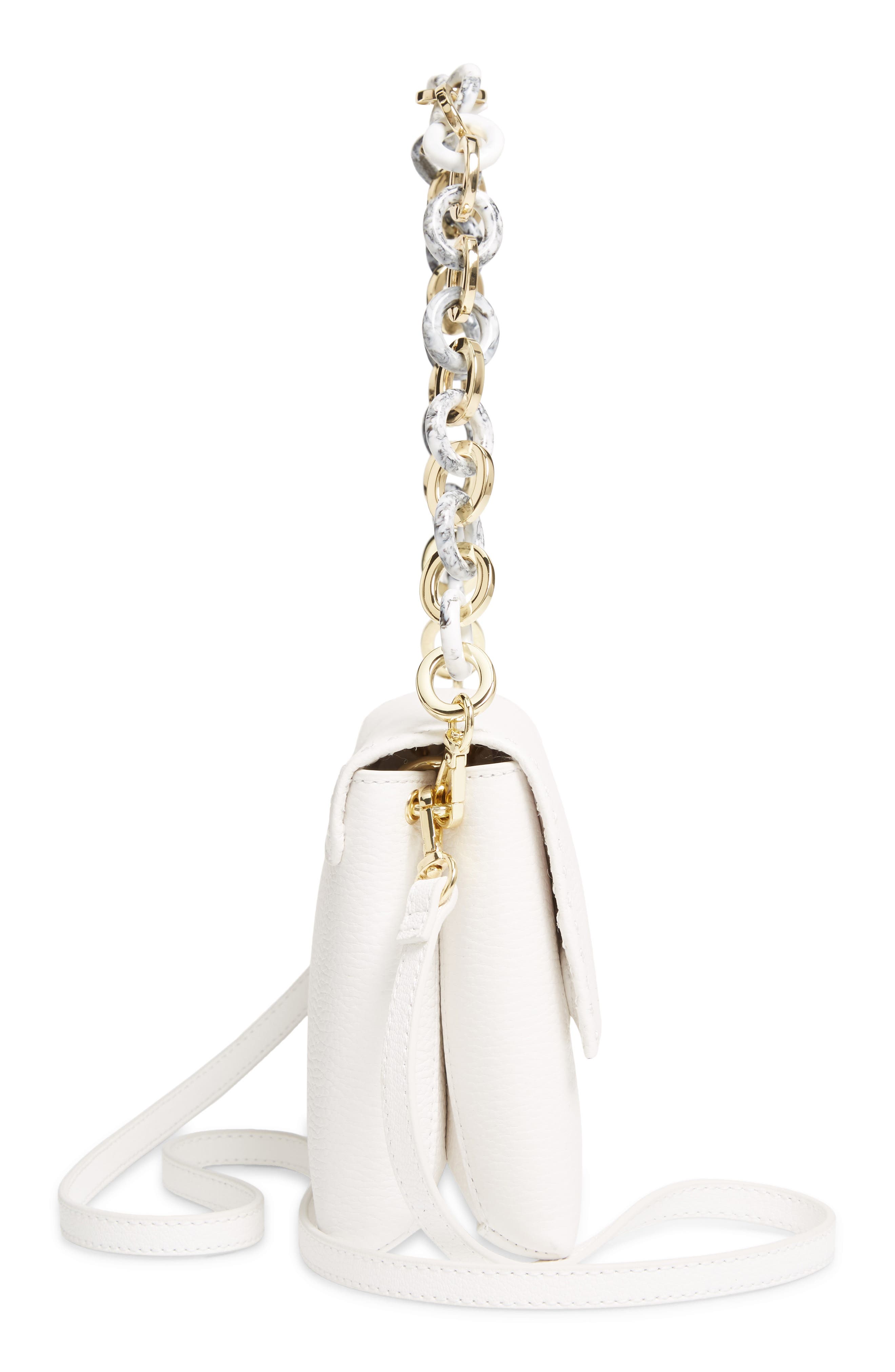 Arealia Leather Crossbody Bag, Alternate, color, IVORY