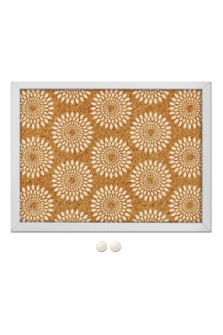 Catalina Print Cork Board, Main, color, BROWN