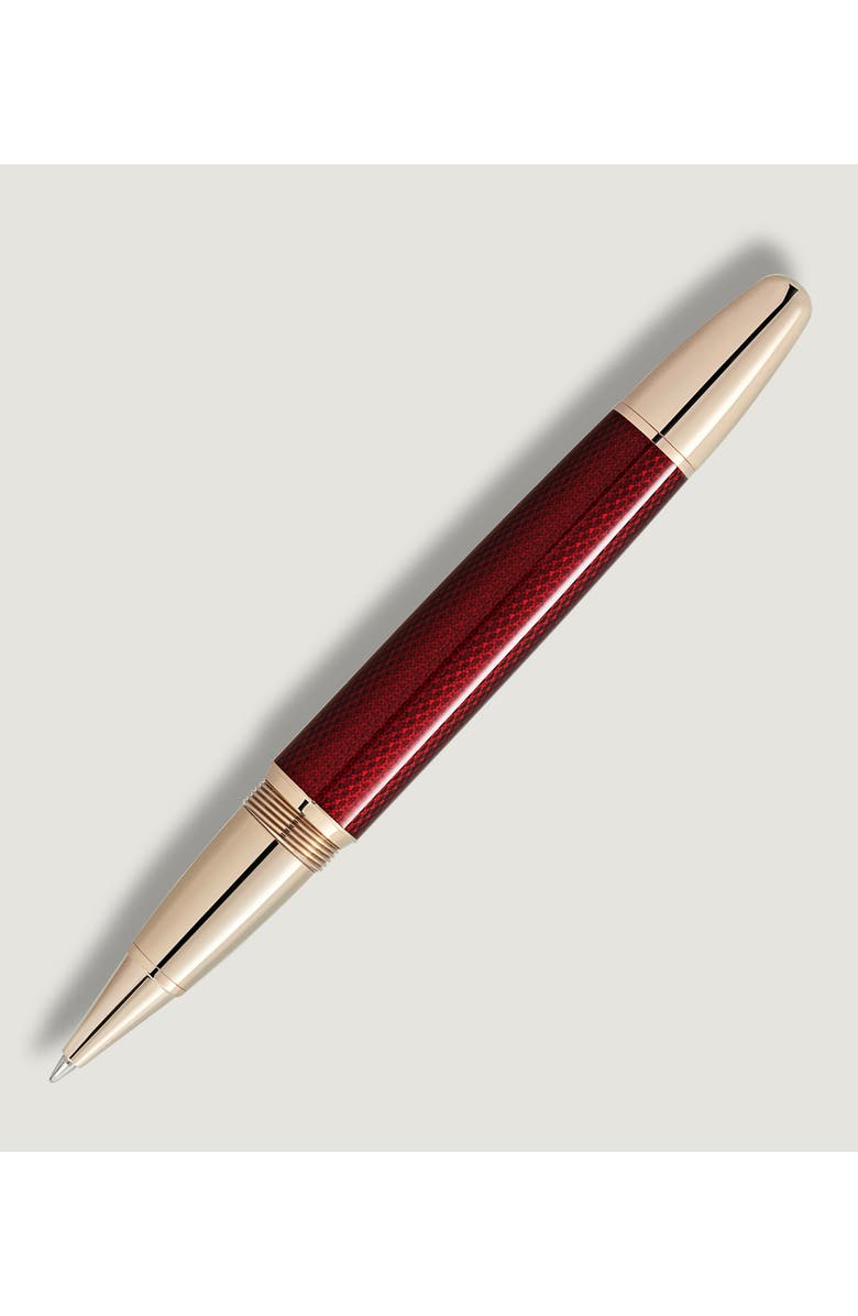 Montblanc Meisterstück Solitaire Golden Hour Rollerball Pen, Alternate, color, Burgundy