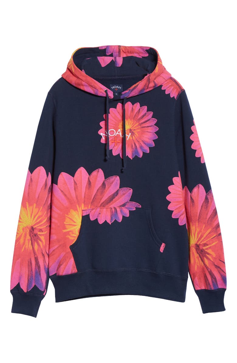 Noah x B-52s Floral Cotton Hoodie, Main, color, 
