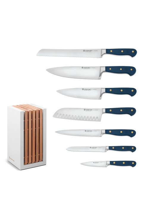 Classic 8-Piece Designer Knife Block Set