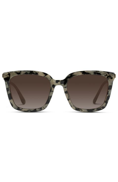 Madison - 53mm Oversized Square Polarized Sunglasses