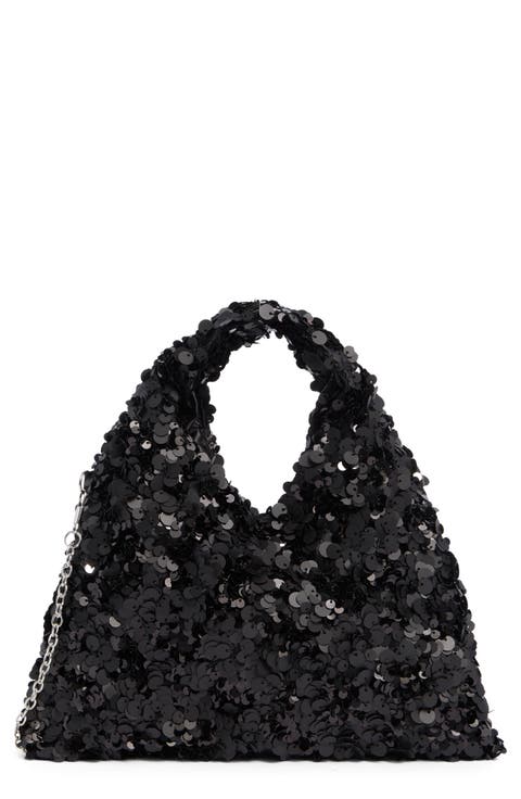 Fern Sequin Clutch