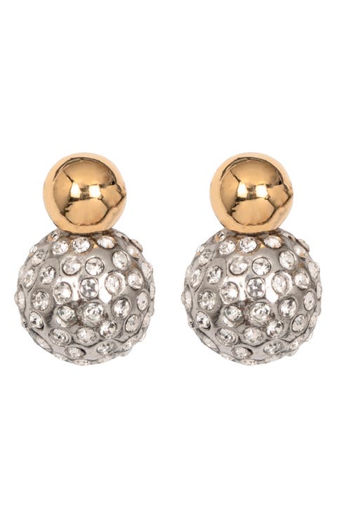 Ida Pavè Ball Earrings