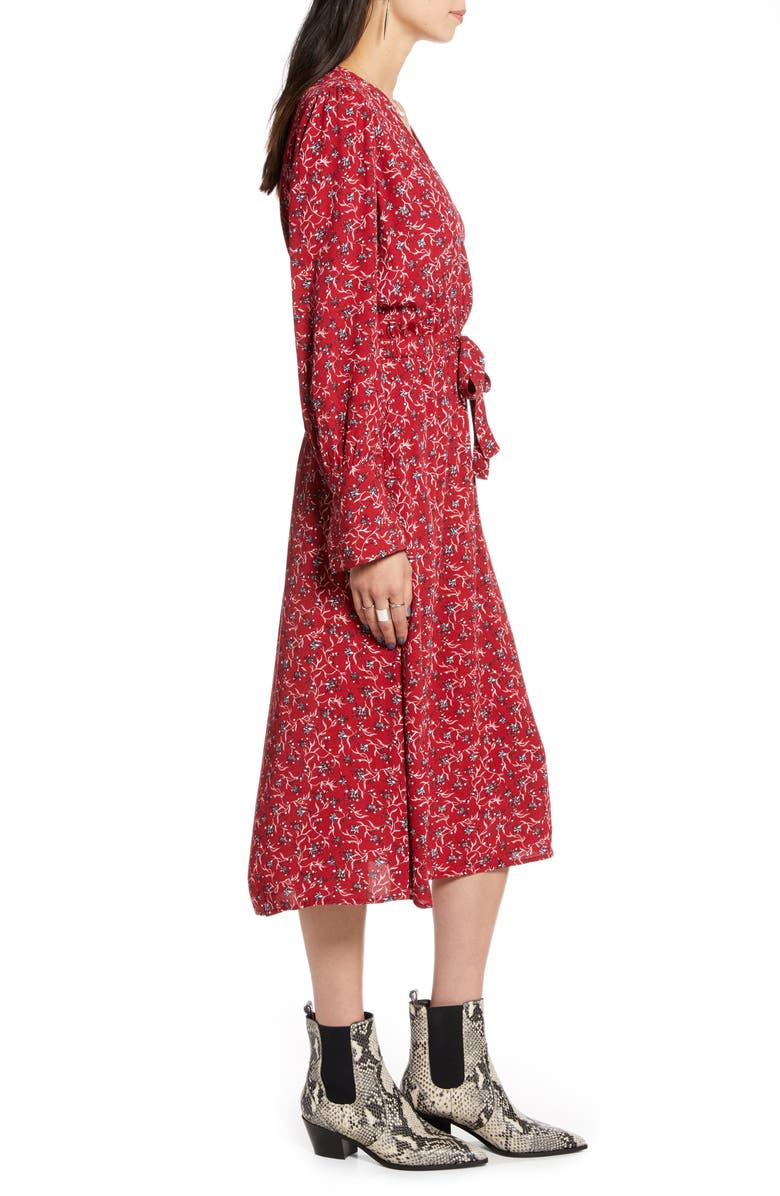 Treasure & Bond Blouson Midi Dress, Alternate, color,