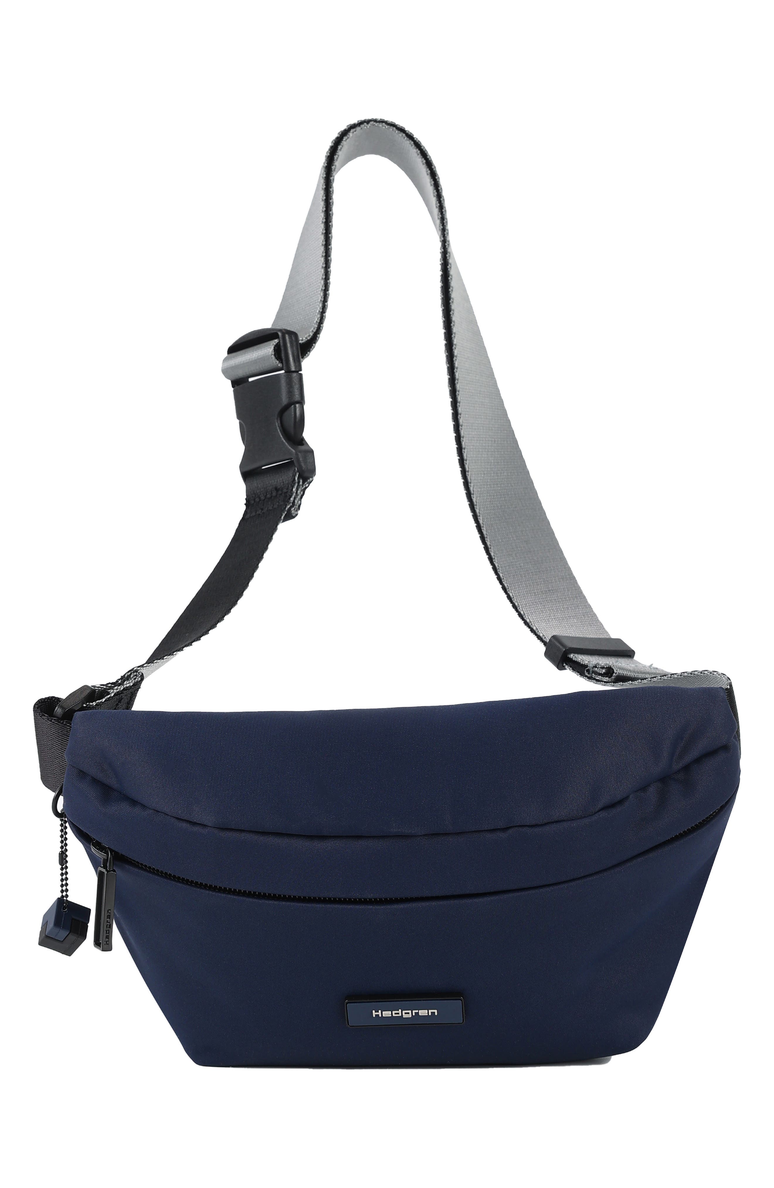 Halo Water Repellent Belt Bag, Alternate, color, NAVY COSMOS