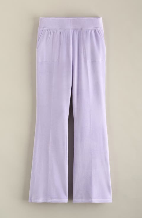 Kids' Downtime Velour Flare Pants