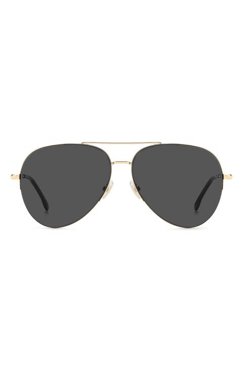 Pilot 62mm Aviator Sunglasses
