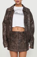 Princess Polly Tanza Faux Leather Jacket