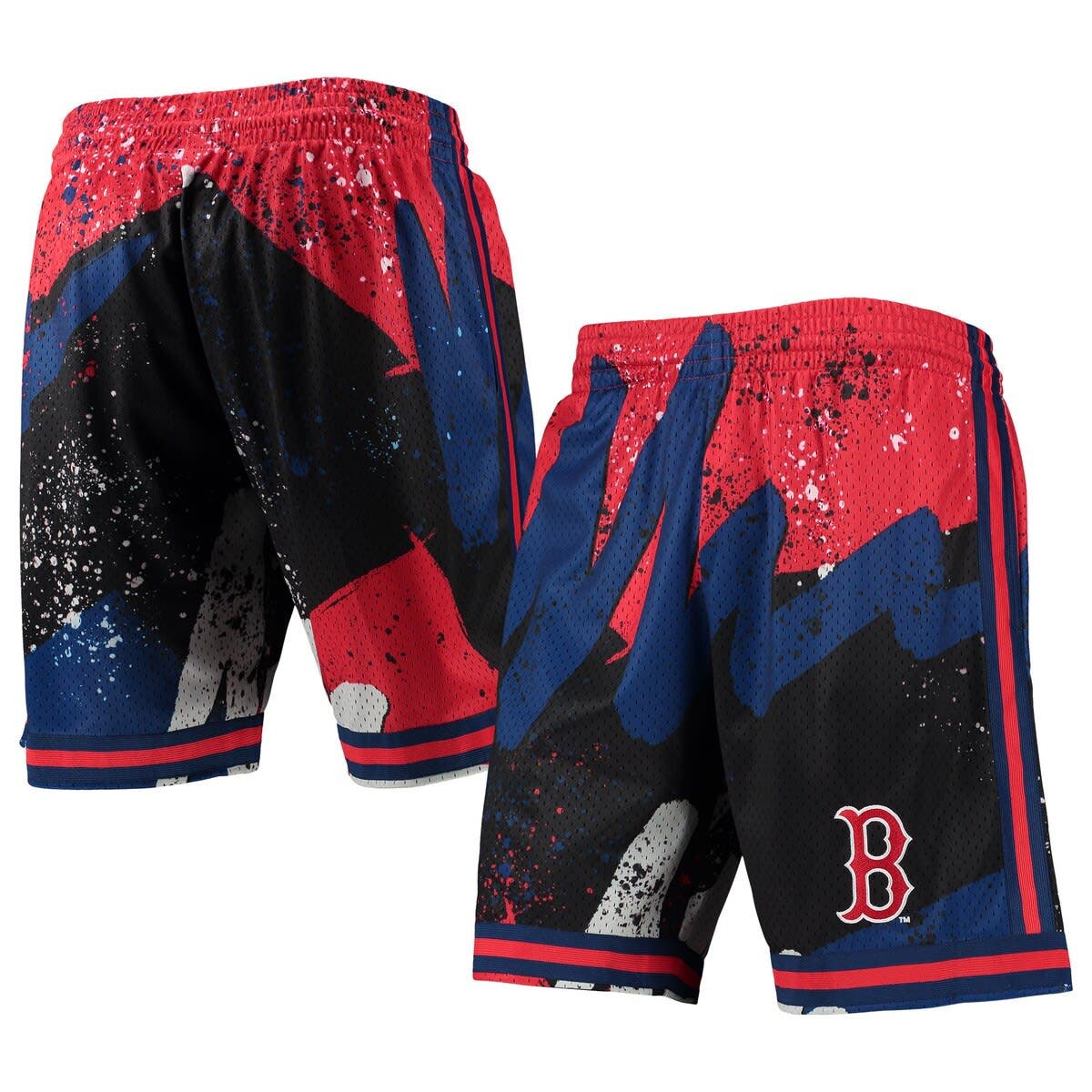 Men's Mitchell & Ness Red Boston Red Sox Hyper Hoops Shorts