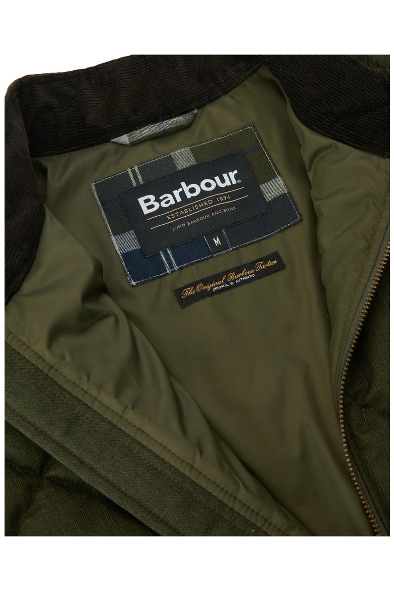 Quilted Harrington Jacket, Alternate, color, OLIVE