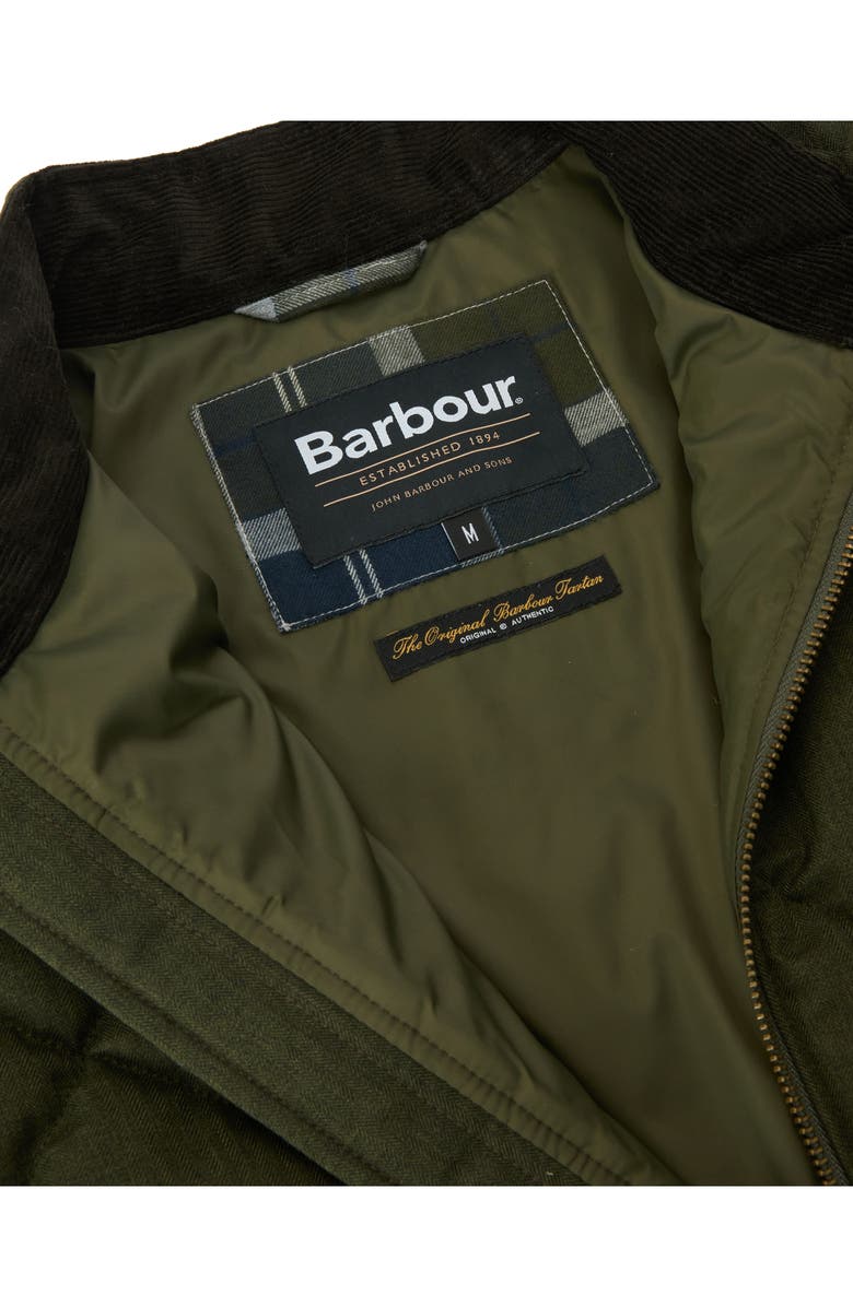 Barbour Quilted Harrington Jacket, Alternate, color, Olive