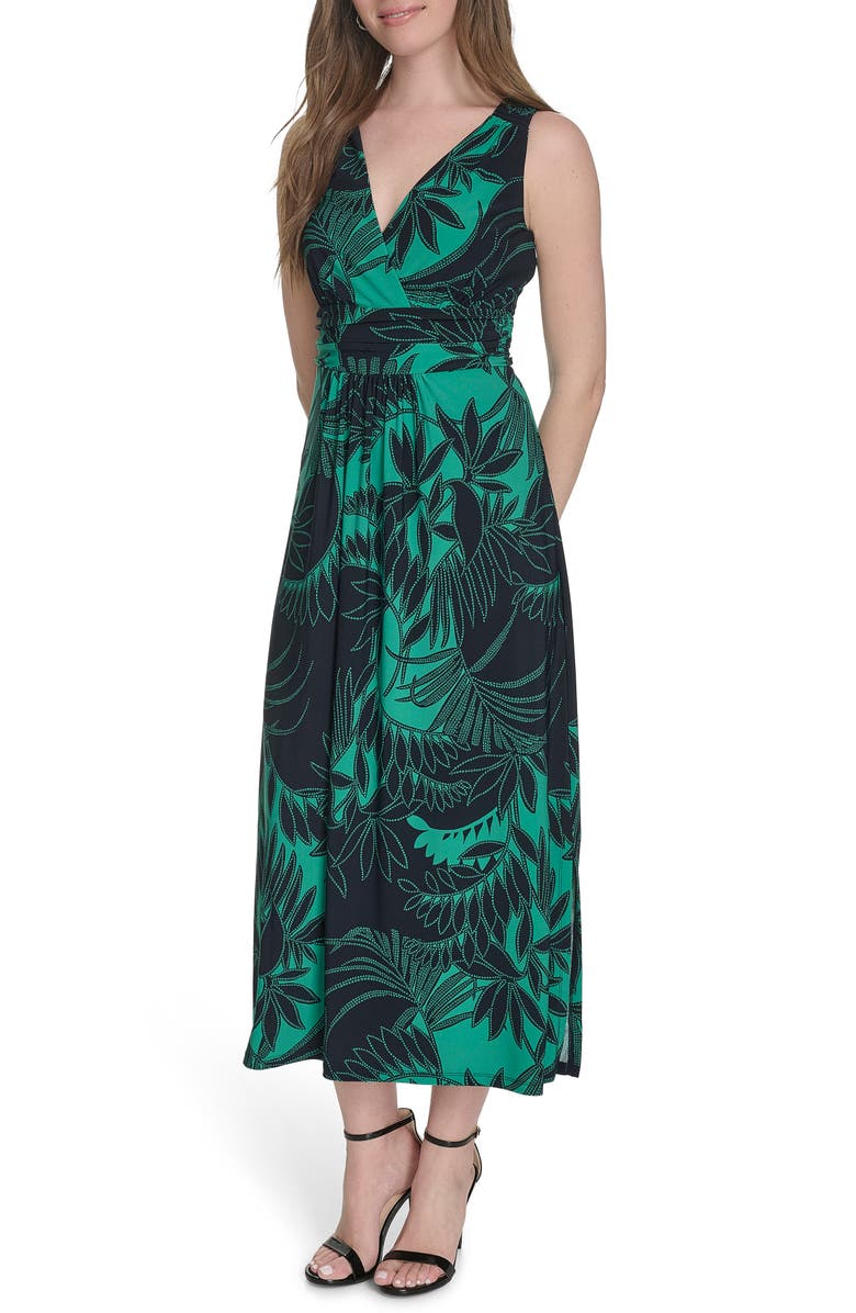 Tommy Hilfiger Surplice Jersey Maxi Dress, Alternate, color,