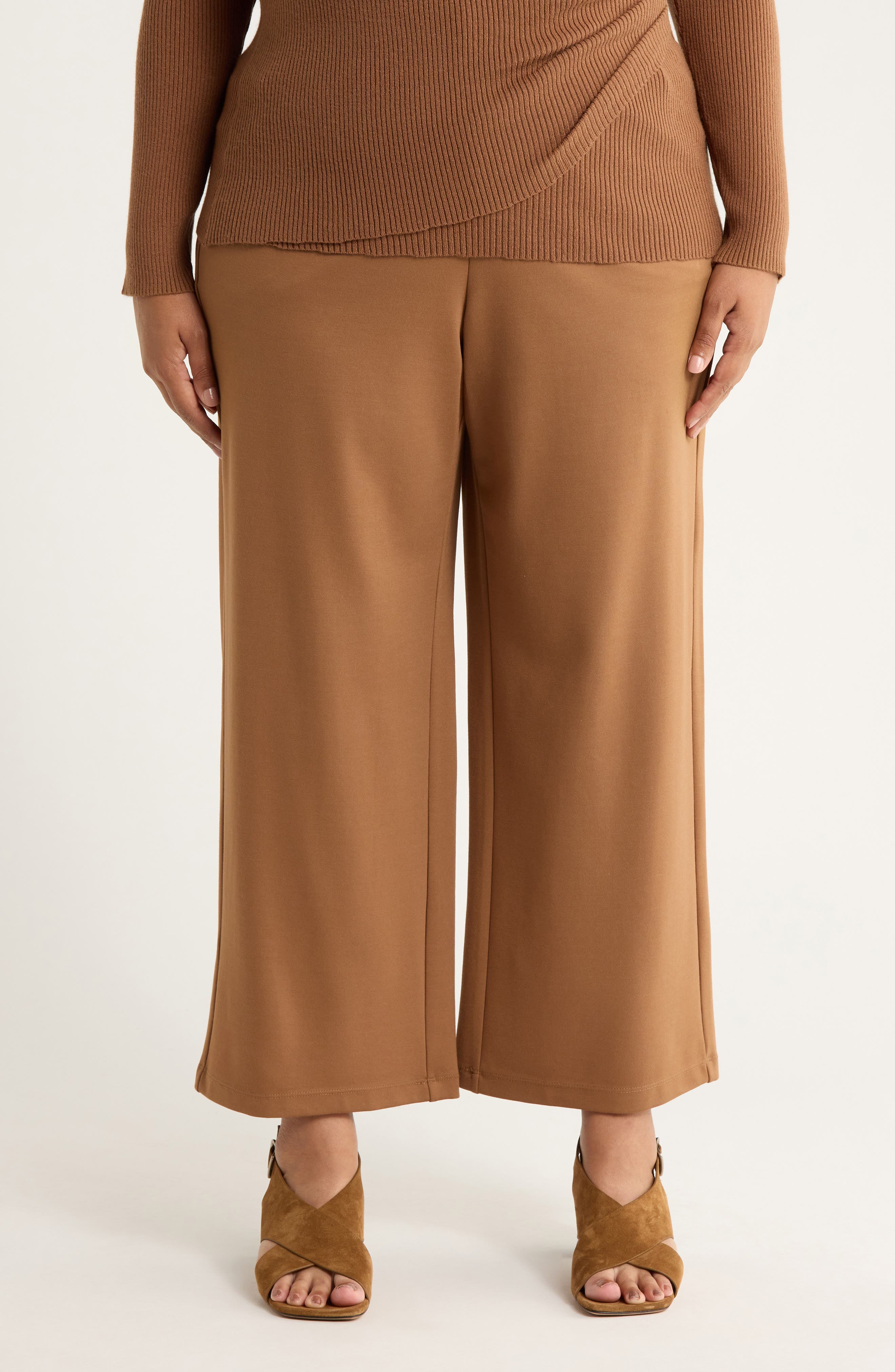 Easy Wide Leg Ponte Pants - image 3