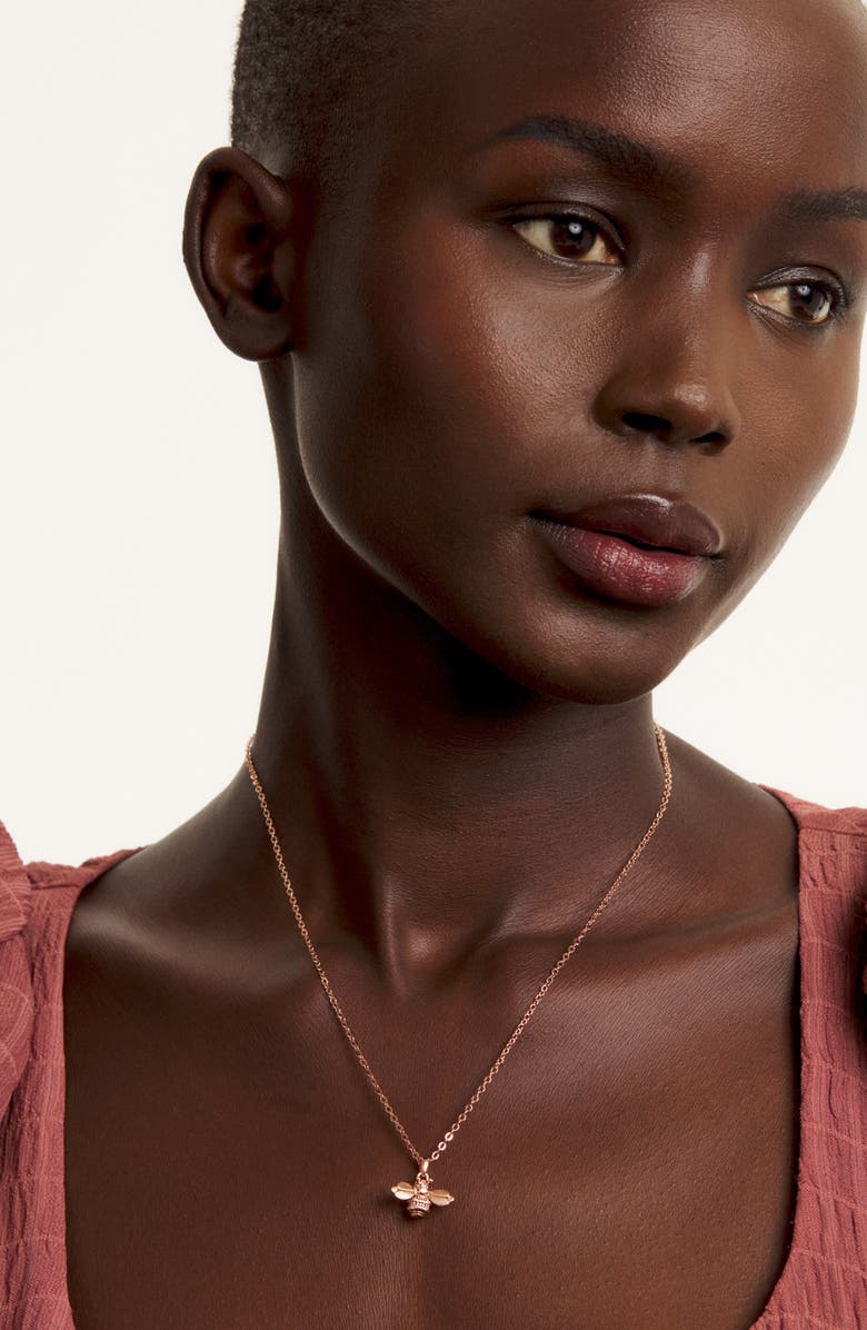 Ted Baker London Bellema Bumblebee Pendant Necklace, Alternate, color, 