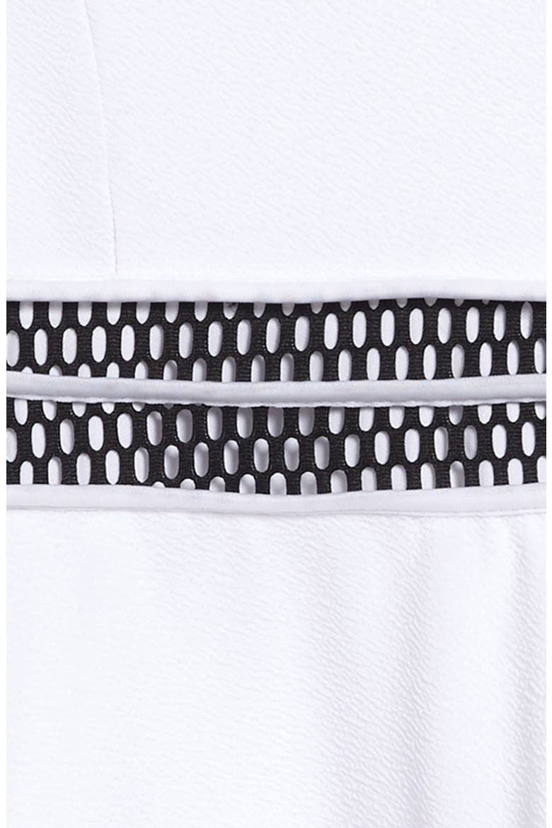 Sleeveless Skater Dress, Alternate, color, WHITE