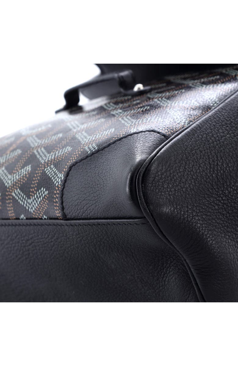 Pre-Owned Goyard Saigon Top Handle Bag Coated Canvas with Leather Mini, Alternate, color,