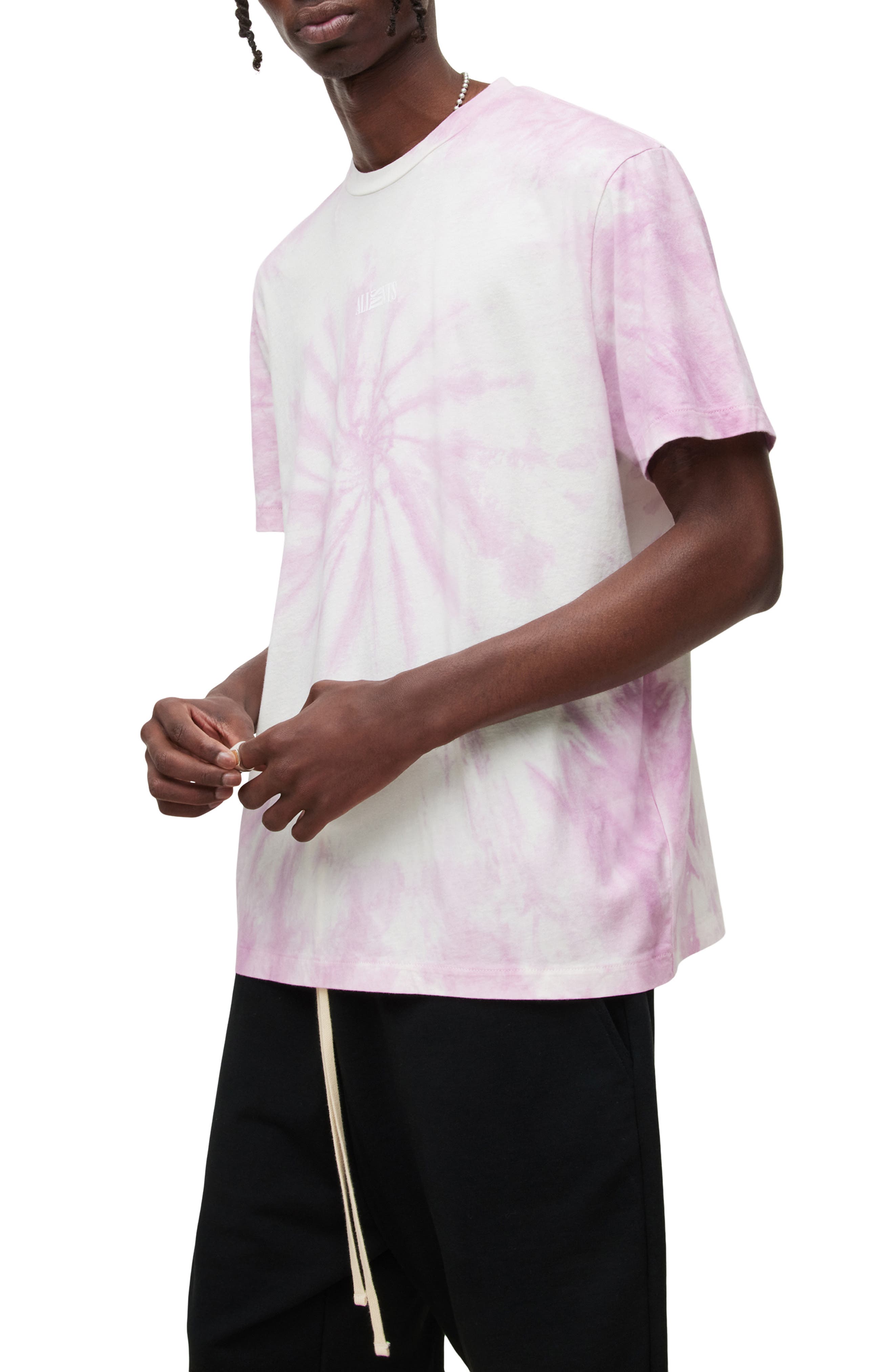 all saints tie dye t shirt