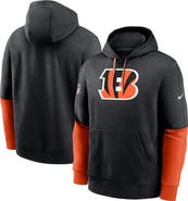 Nike Men's Nike Black Cincinnati Bengals 2024 Sideline Club Pullover Hoodie