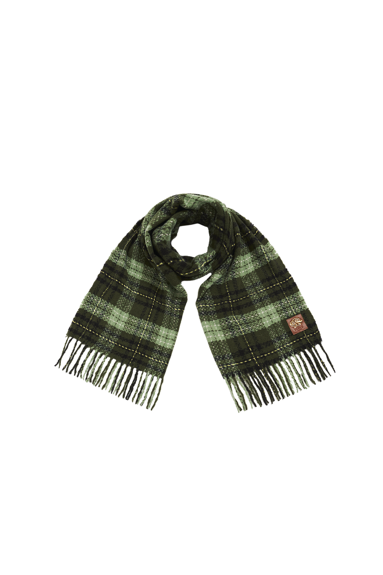 Cathy Green Boucle Scarf, Main, color, Emerald Green
