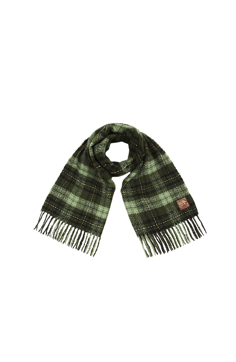 Fable England Cathy Green Boucle Scarf, Main, color, Emerald Green