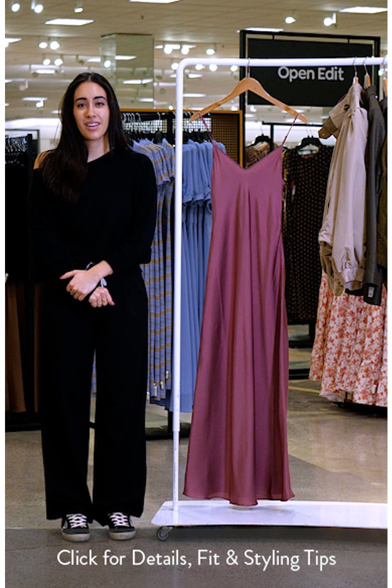 Bryony V-Neck Maxi Slipdress video
